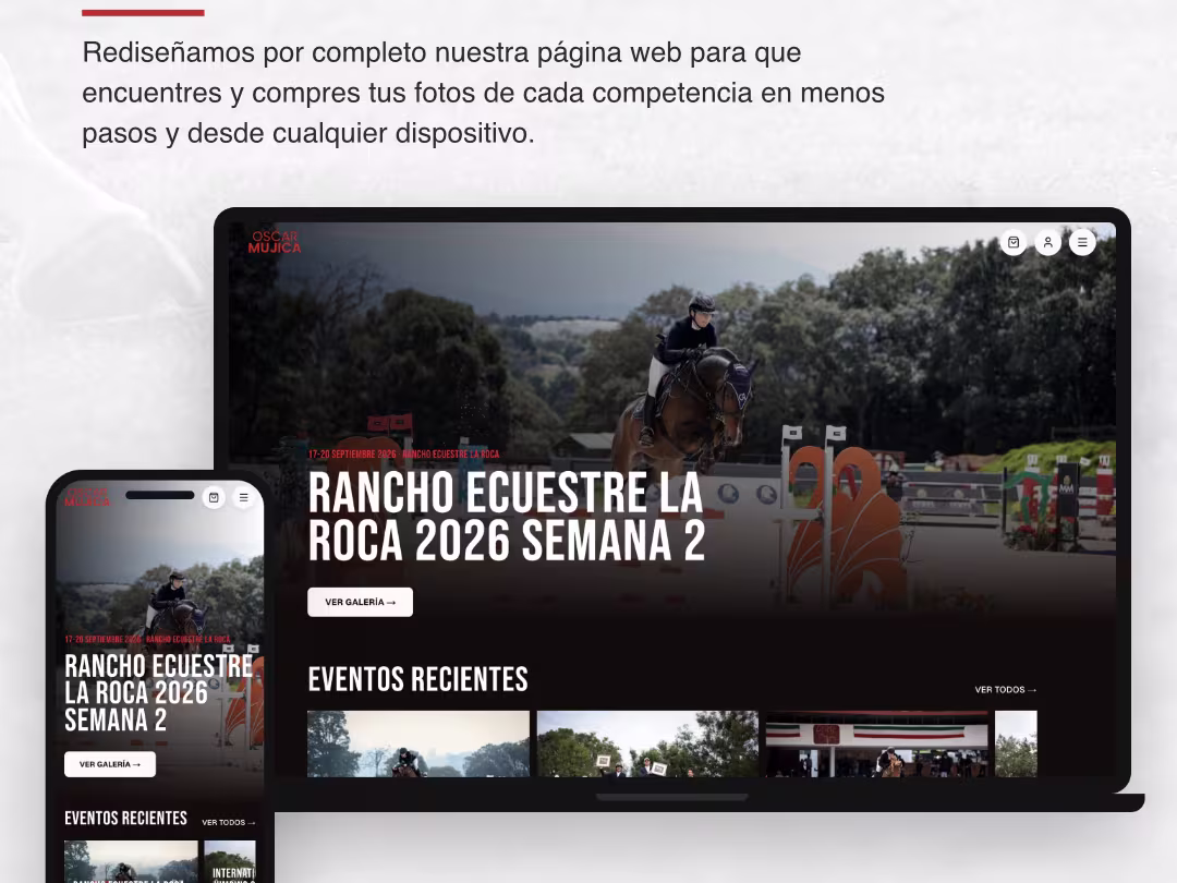 Óscar Mújica: Un portafolio donde la fotografía manda